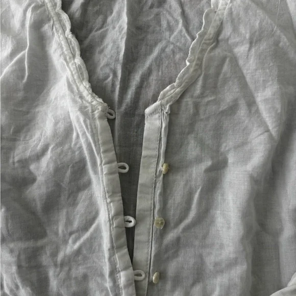 Shabby Chic White Eyelet Lace Sleepwear Set - Picture 3 of 5